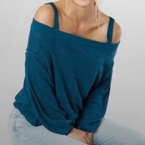 Free People Sistine Hacci Cold Shoulder Top
